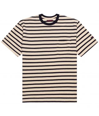 Футболка Striped Pocket Navy