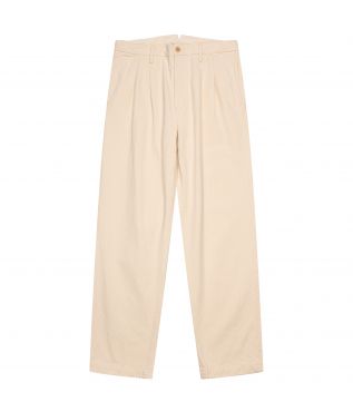 Брюки 10oz. Tapered 2-Tuck Canvas Natural