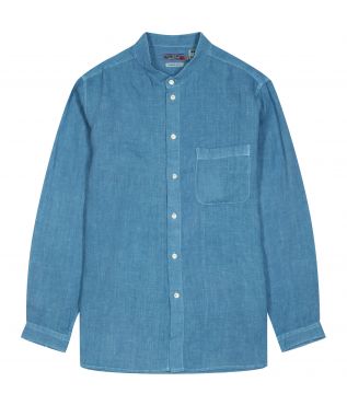 Рубашка Stand Up Collar Pure Indigo