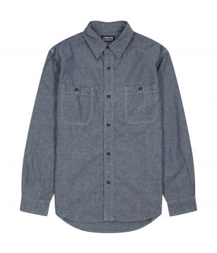 Рубашка Original Chambray Two Pocket Blue