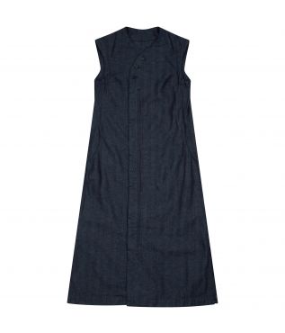 Платье Herringbone Mix Khurta Indigo
