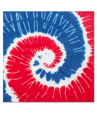 Бандана Tie Dye Patriotic Swirl 22