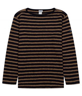 Лонгслив Original Border Boatneck Dark Navy/Light Moca