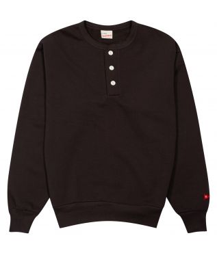 Толстовка Classic Sweat Henley Faded Black