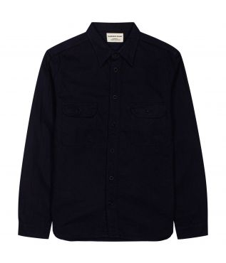 Рубашка SSS25-01 Snake Jacquard Indigo
