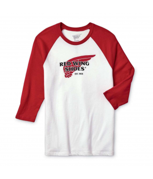 Футболка 3/4 Raglan Baseball White/Red