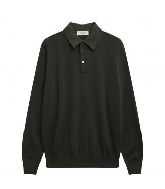 Свитер Wool Poloneck Dark Olive
