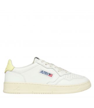 Кроссовки W's Medalist Low Leather White/Lime Yellow