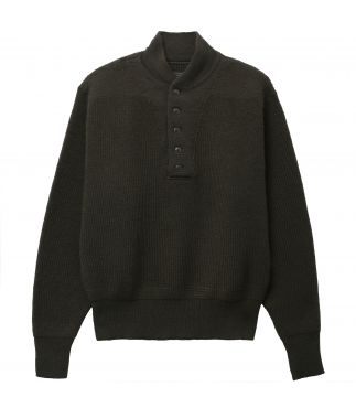 Свитер Army Button High Neck Dark Olive