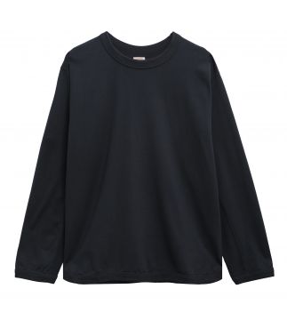 Лонгслив Flat Seam Heavy Weight Ink Black