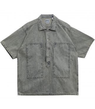 Рубашка US Army Denim Indigo Bleach