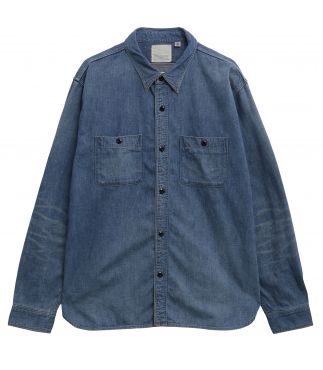 Рубашка Denim Work Indigo Blue