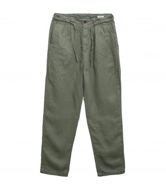 Брюки Tapered 2-Tuck Linen Olive