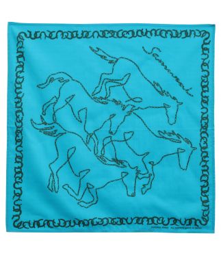Бандана SJ-BANDANA-03H Horse Turquoise
