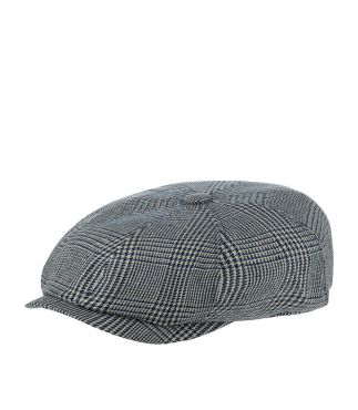 Кепка 6812401-227 8-Panel Silk/Cotton Glencheck Navy/Grey