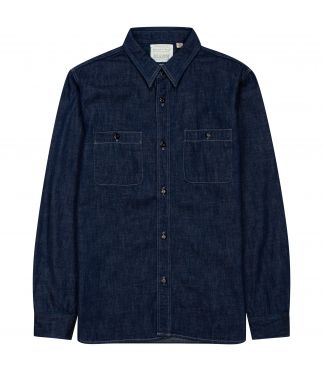 Рубашка Denim Work Indigo Blue