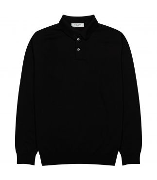 Свитер Wool Poloneck Black