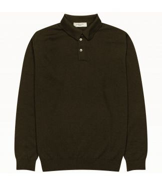 Свитер Wool Poloneck Dark Olive