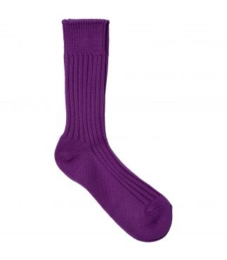 Носки ORG-01 Organic Ribbed Purple
