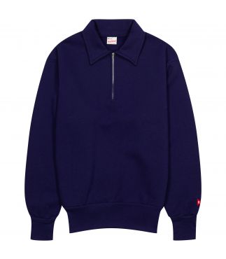 Толстовка Classic Sweat Collared Half Zip Navy