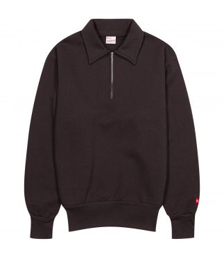 Толстовка Classic Sweat Collared Half Zip Faded Black
