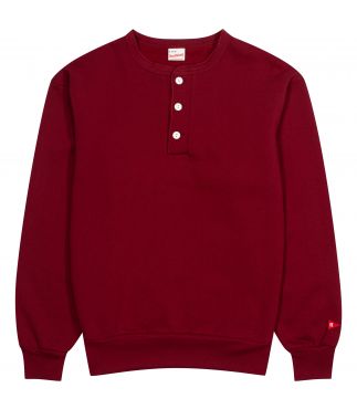 Толстовка Classic Sweat Henley Maroon