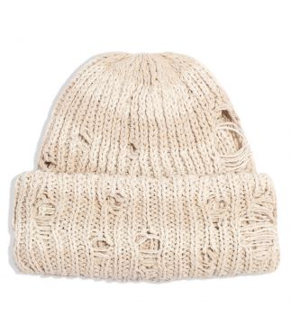 Шапка Low Gauge Damage Beige/Ivory