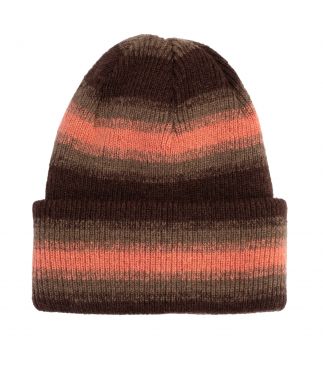 Шапка Reversible Ombre Border Brown