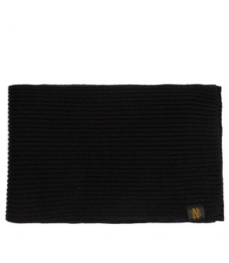 Шарф Solid Wool Rib Muffler Black