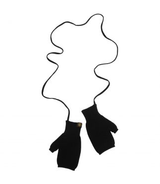 Варежки Solid Wool Black