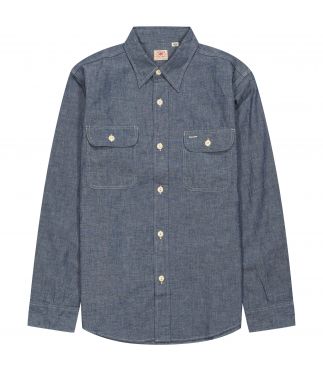 Рубашка Work Chambray Blue