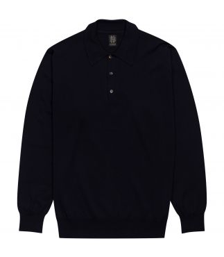 Свитер Superior Merino Polo Navy