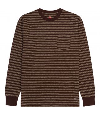Лонгслив Multi Border Brown