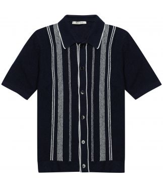 Рубашка Knit Stripe Dark Navy