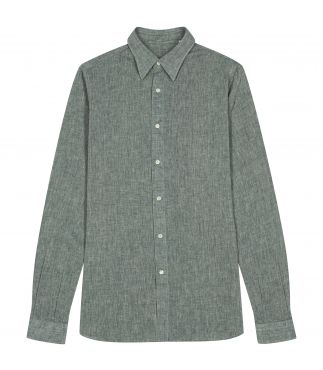 Рубашка Studio Cotton/Linen Grey Black