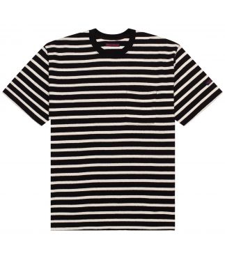 Футболка Striped Pocket Black