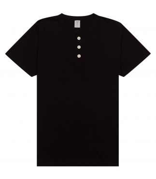 Футболка Pigment Pocket Henley Jade Black