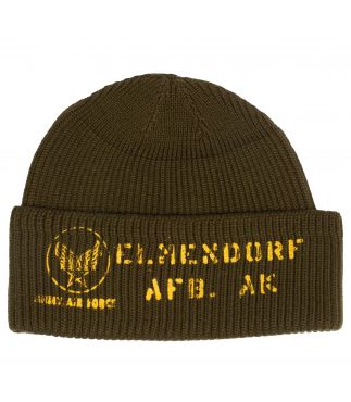 Шапка A-4 Mechanic Stencil Wool Olive 