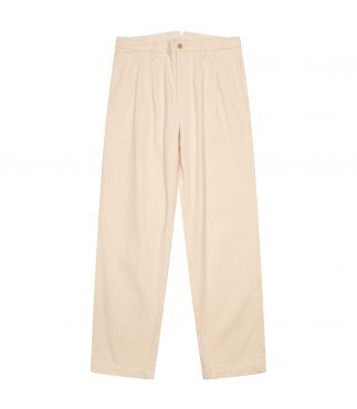 Брюки 10oz. Tapered 2-Tuck Canvas Natural