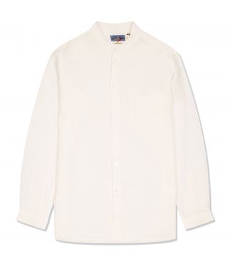 Рубашка Stand Up Collar White