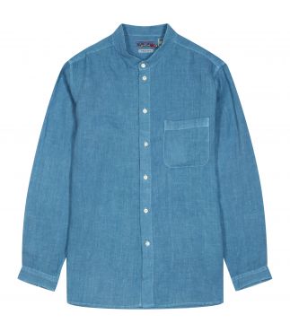 Рубашка Stand Up Collar Pure Indigo