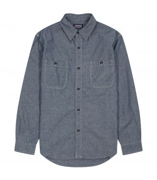 Рубашка Original Chambray Two Pocket Blue