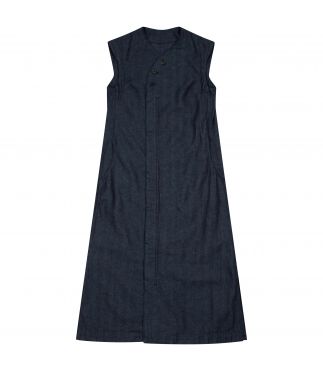 Платье Herringbone Mix Khurta Indigo
