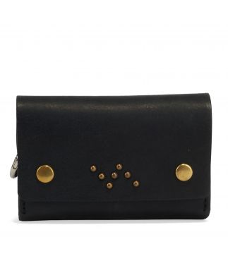 Портмоне Key Case Leather Black