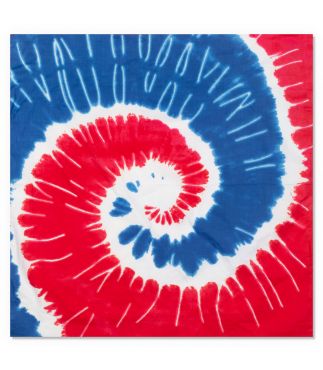 Бандана Tie Dye Patriotic Swirl 22