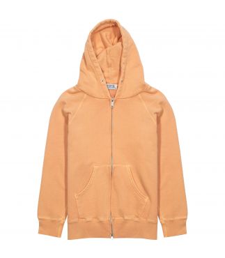 Толстовка 8 oz. Hooded Zip Sweat Pigment Orange Beige