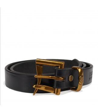 Ремень Fireman Leather Black