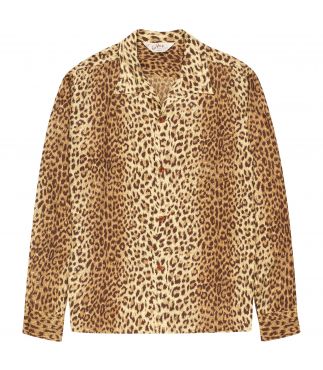 Рубашка Star Of Hollywood Leopard Print Gold