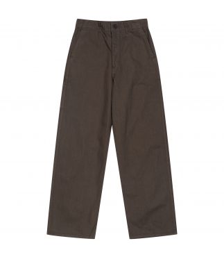 Брюки Wide Fit French Work Coffee Brown