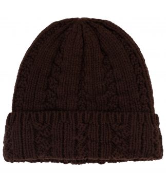 Шапка Insideout Cable Knit Brown